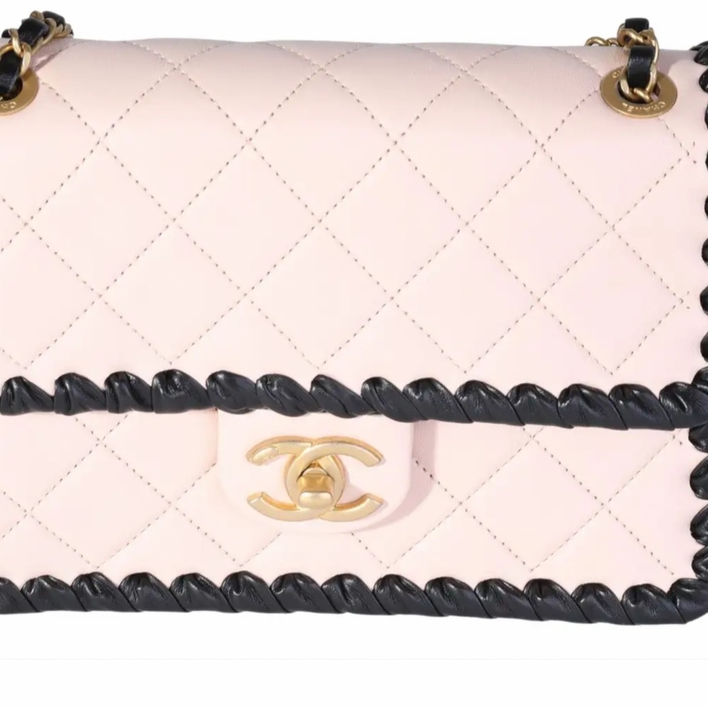 Chanel Lambskin & Black Whipstitch Mini Bag - Picture 7 of 11